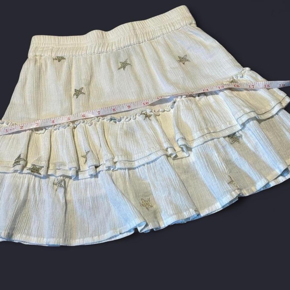 Generation Love Cream Ruffled Mini Skirt - Picture 7 of 8